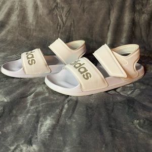 White Adidas Sandals